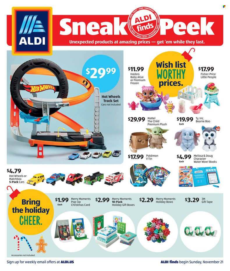 ALDI ad - 11/21/2021 - 11/27/2021. Page 1