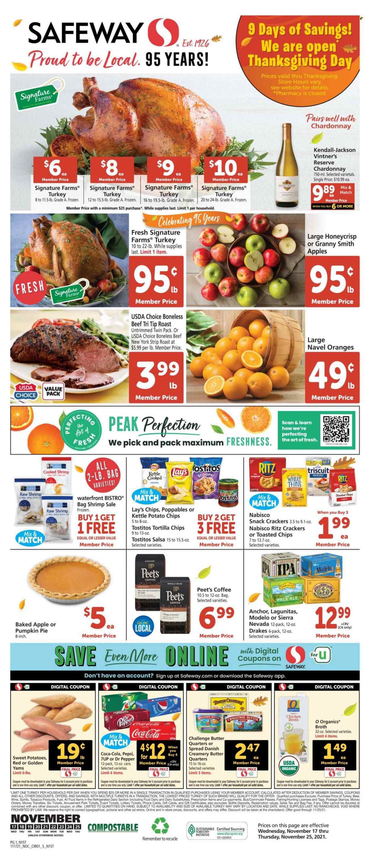 Safeway ad - 11/17/2021 - 11/25/2021. Page 1