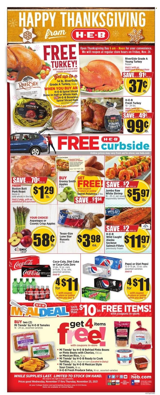 H-E-B ad - 11/17/2021 - 11/25/2021. Page 1