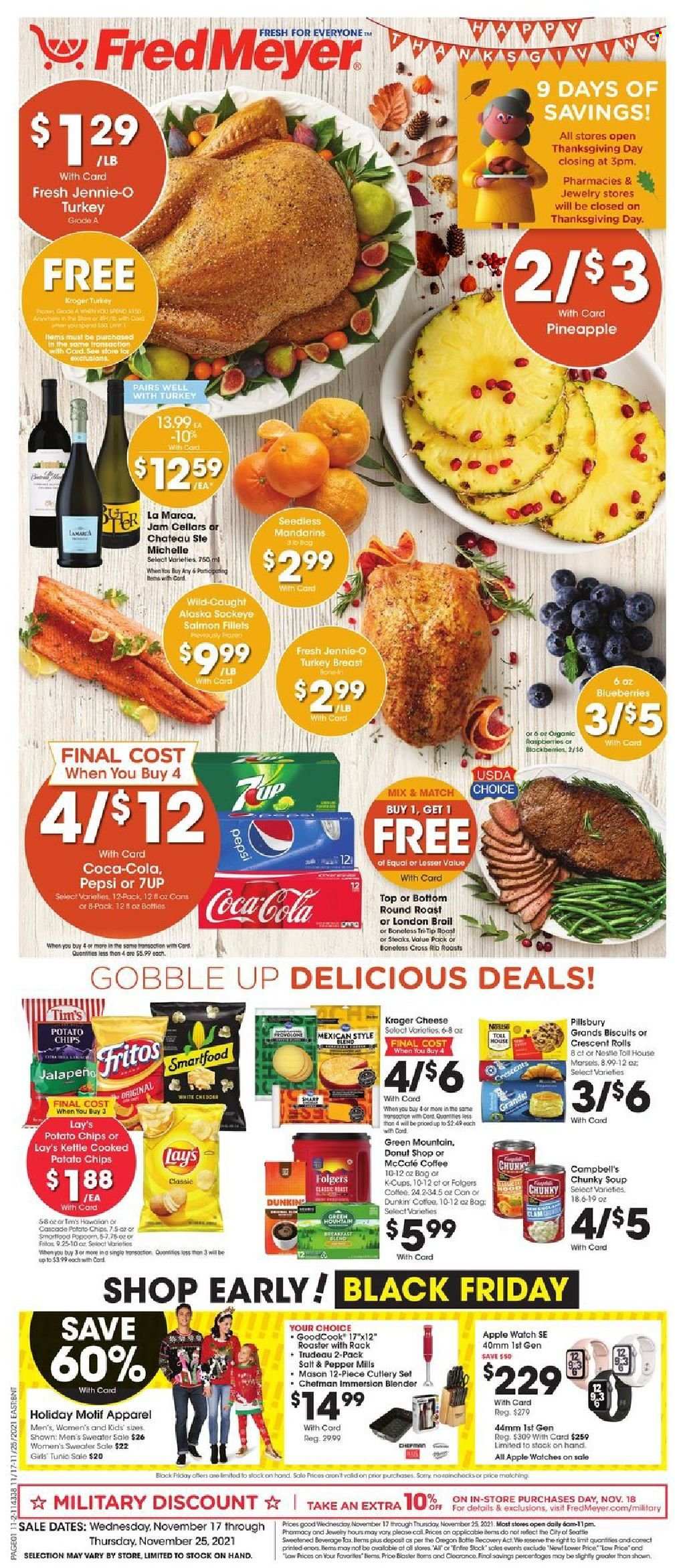 Fred Meyer ad - 11/17/2021 - 11/25/2021. Page 1