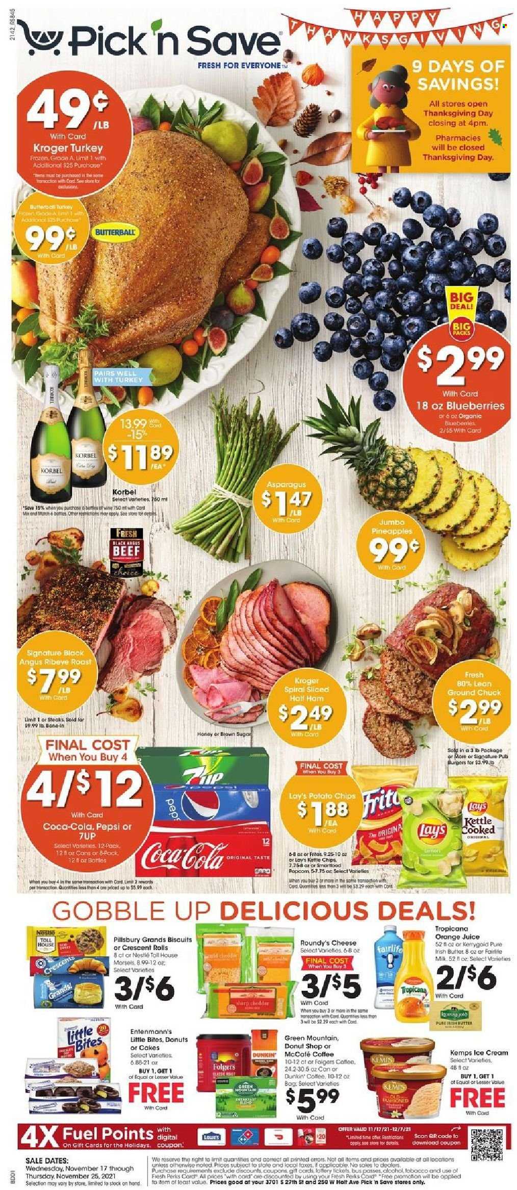 Pick ‘n Save ad - 11/17/2021 - 11/25/2021. Page 1