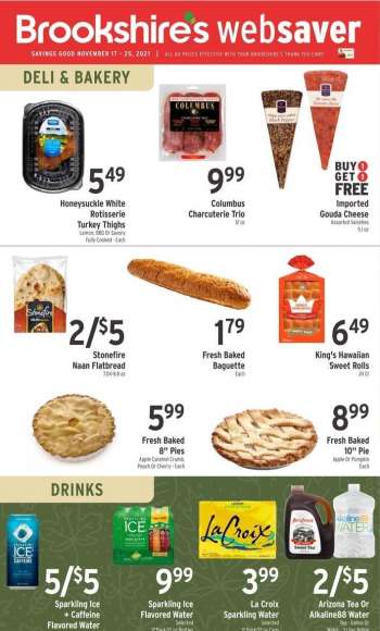 Brookshires Flyer - 11/17/2021 - 11/25/2021.