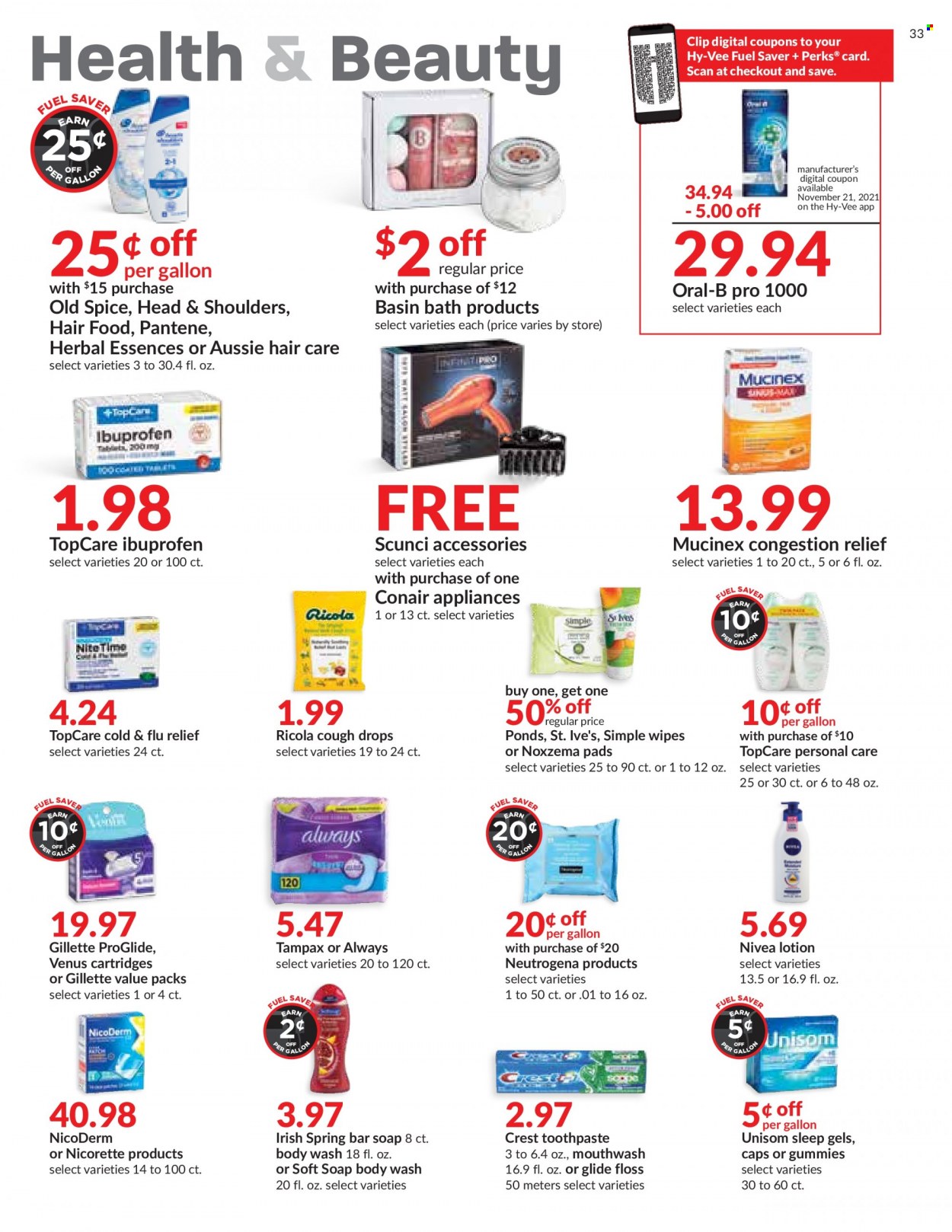 Hy-Vee ad - 11/17/2021 - 11/25/2021. Page 33