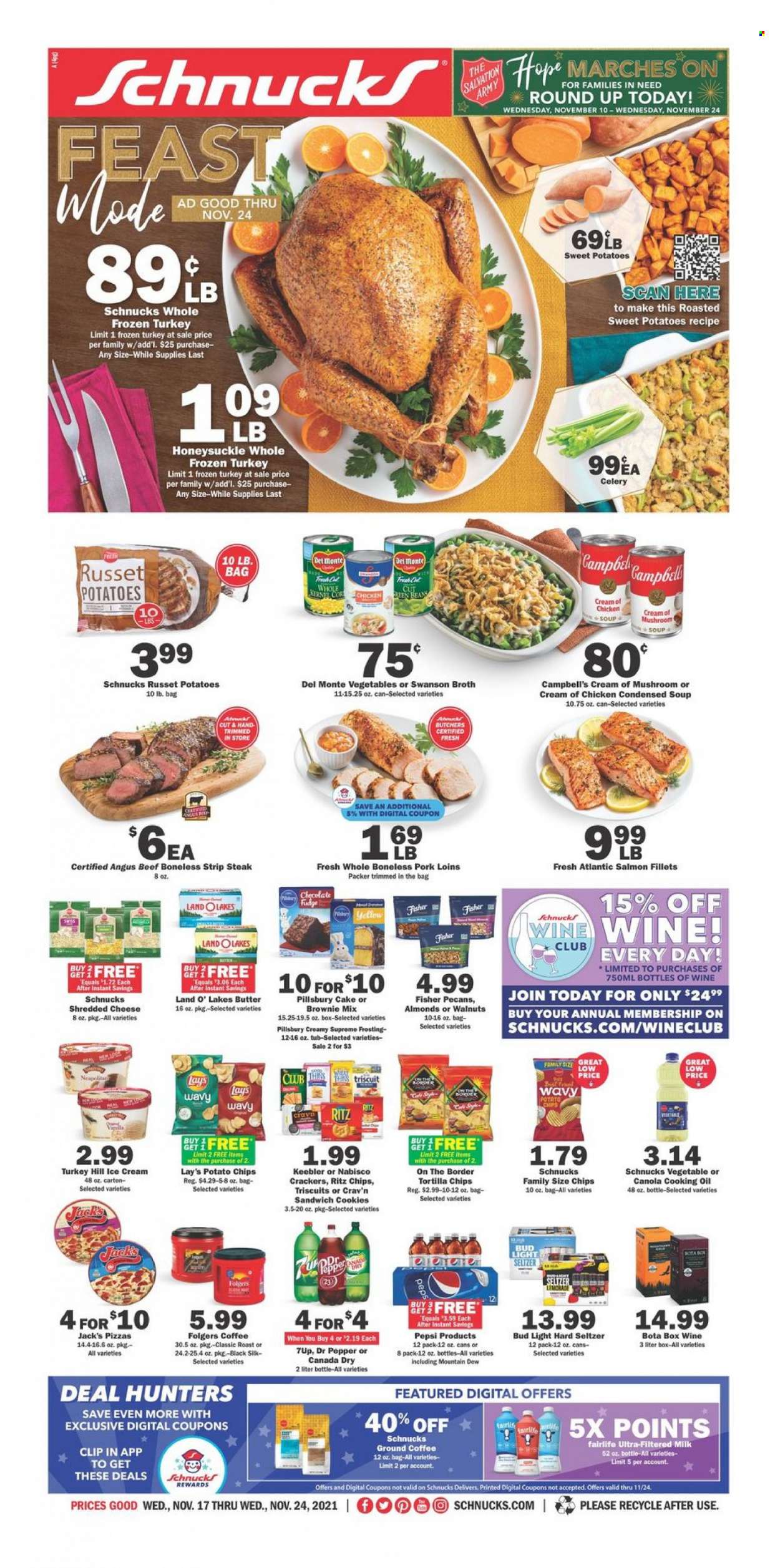 Schnucks ad - 11/17/2021 - 11/24/2021. Page 1