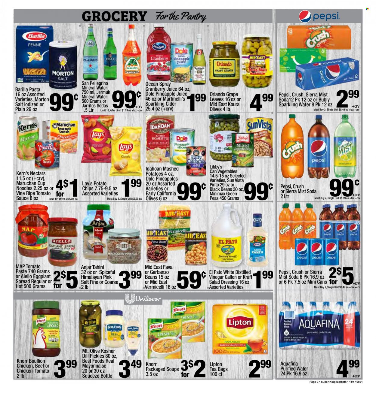Super King Markets ad - 11/17/2021 - 11/23/2021. Page 3