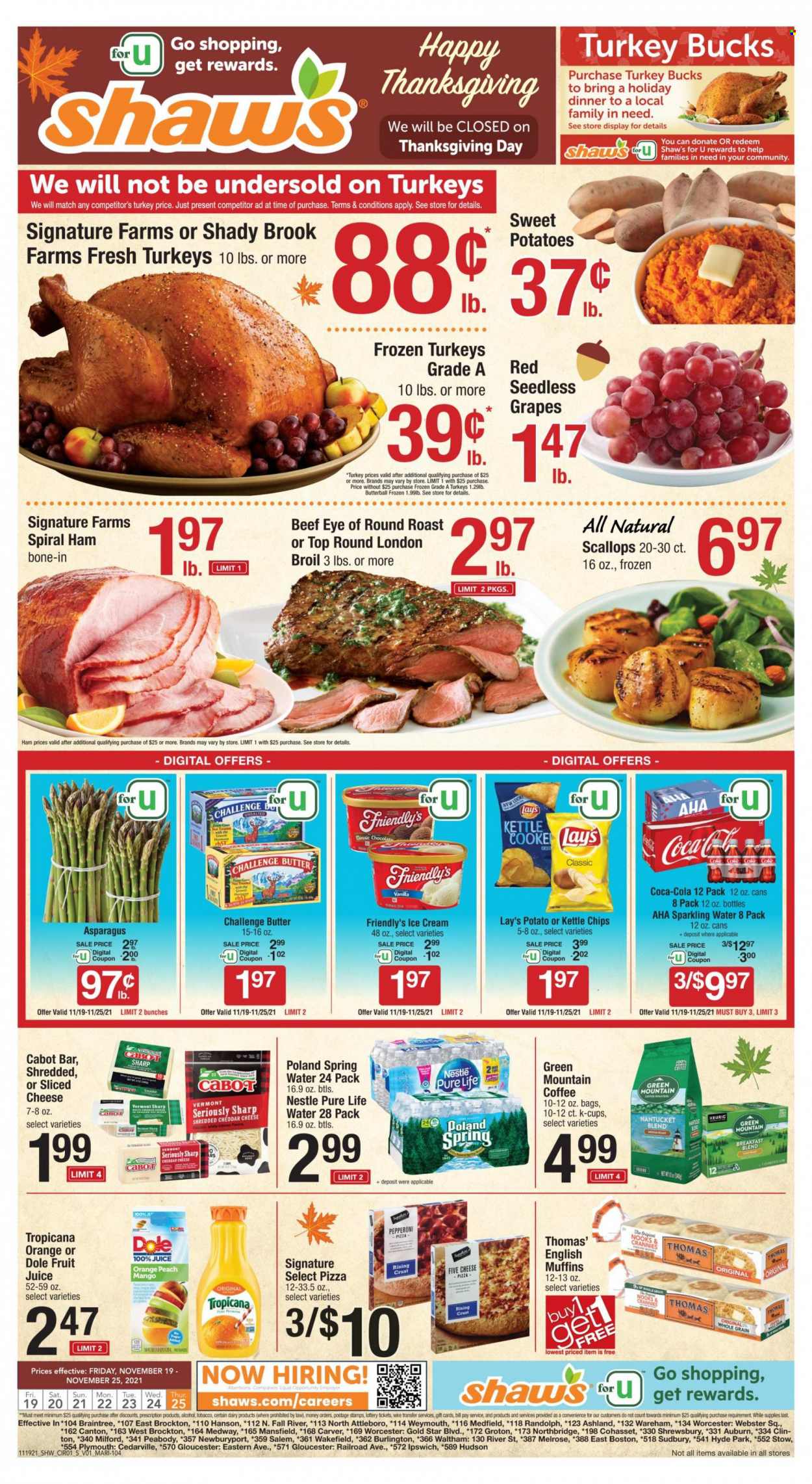 Shaw’s ad - 11/19/2021 - 11/25/2021. Page 1
