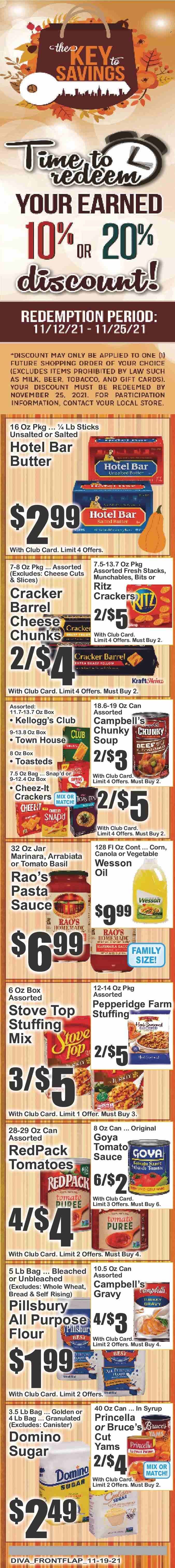 Key Food ad - 11/19/2021 - 11/25/2021. Page 9
