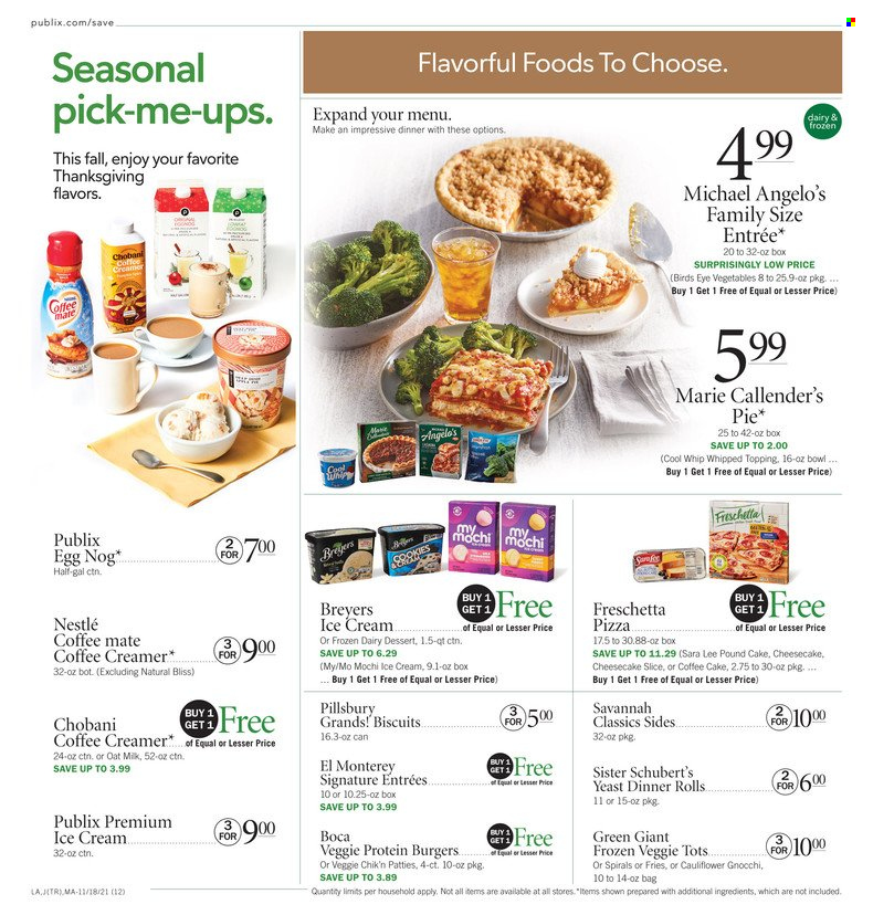Publix ad - 11/18/2021 - 11/24/2021. Page 12