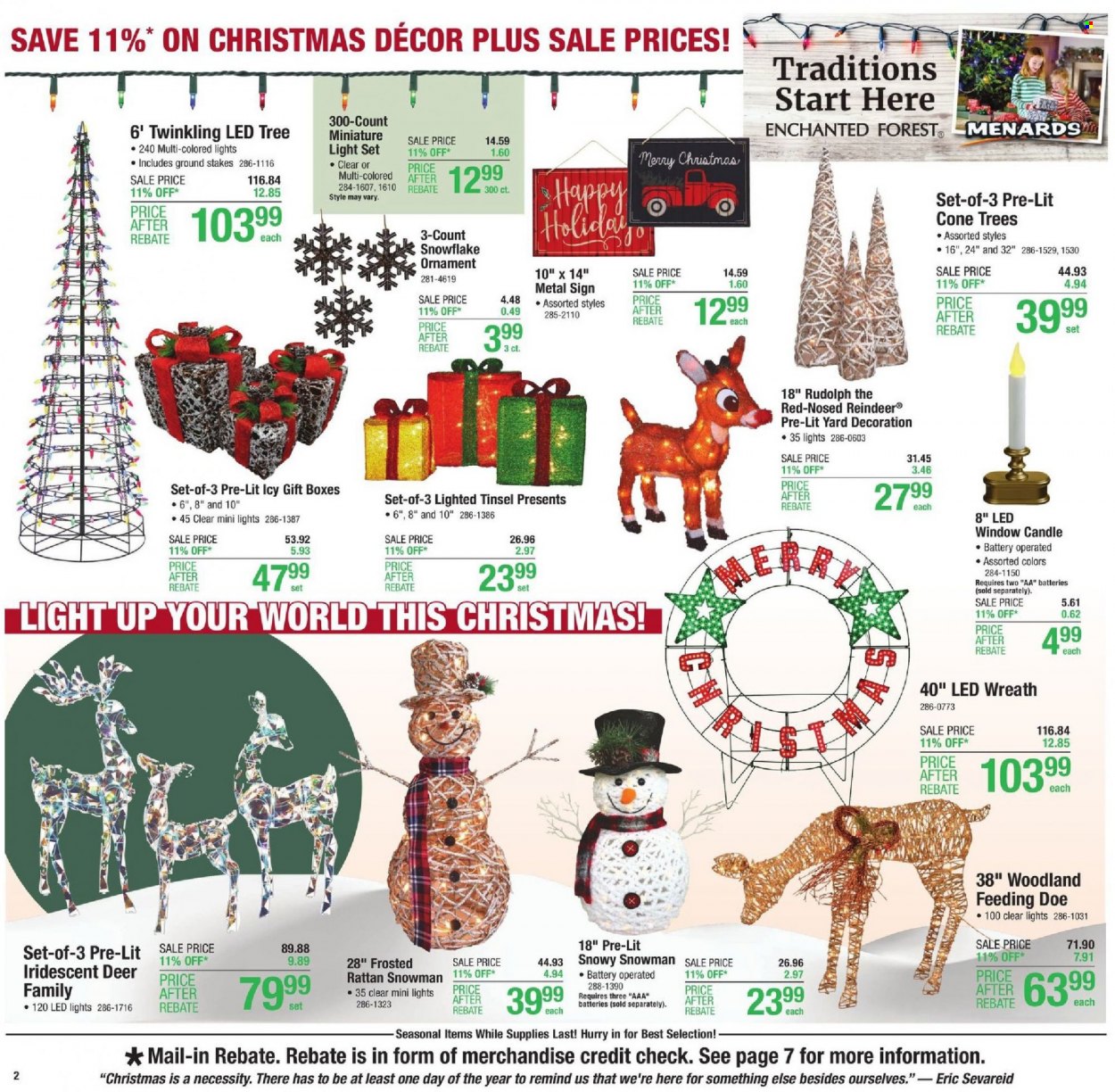 Menards ad - 11/18/2021 - 11/24/2021. Page 2