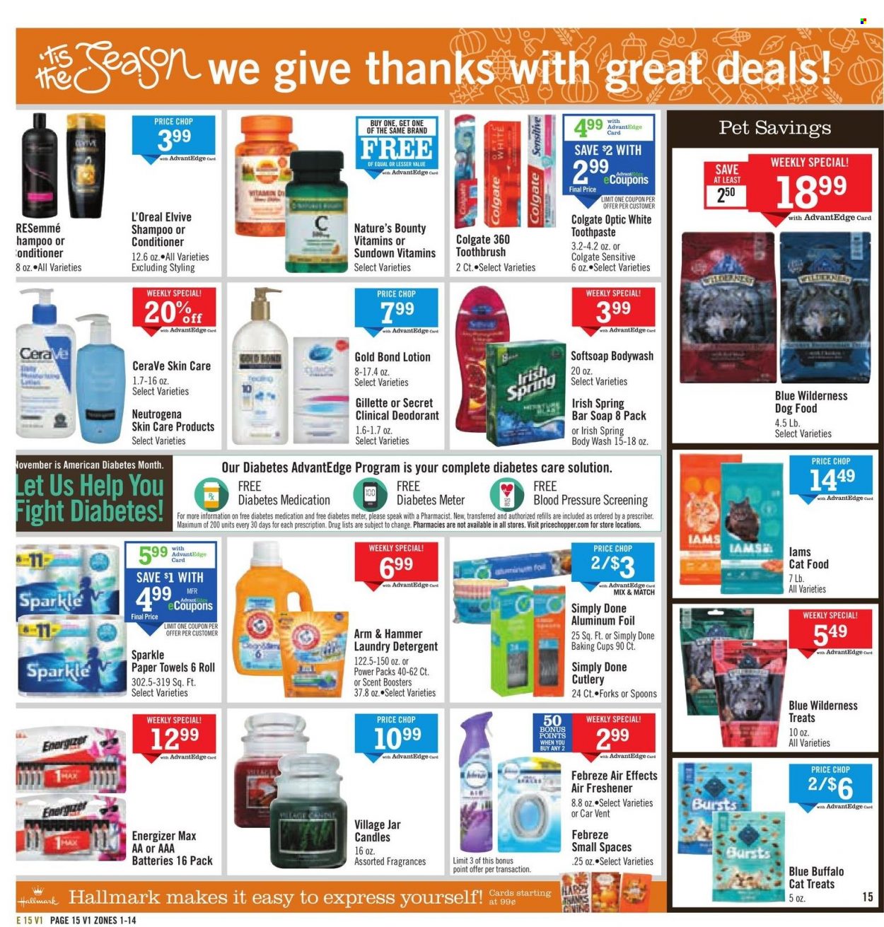 Price Chopper ad - 11/21/2021 - 11/27/2021. Page 15