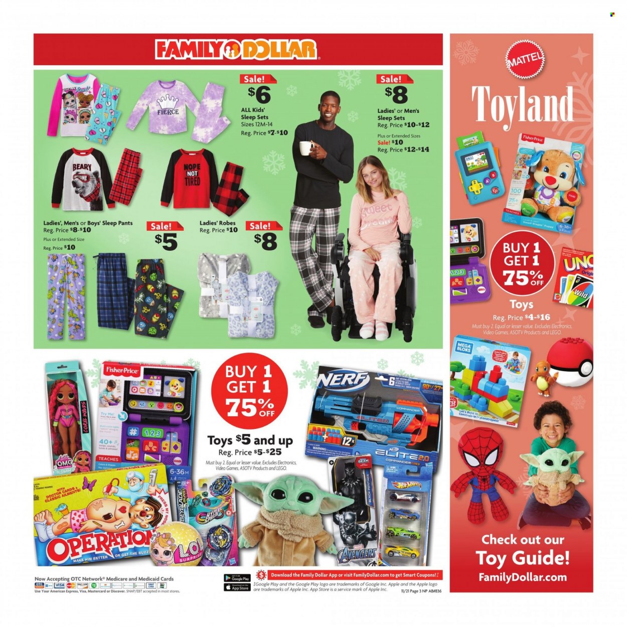 Family Dollar ad - 11/21/2021 - 11/27/2021. Page 3