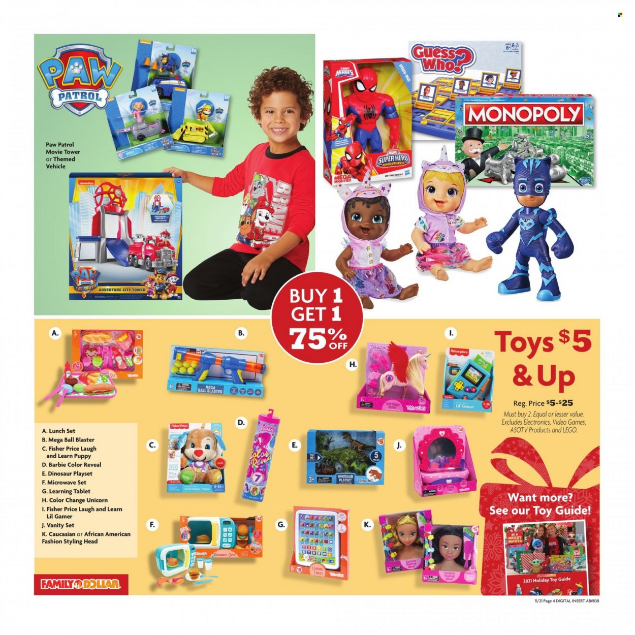 Family Dollar ad - 11/21/2021 - 11/27/2021. Page 4