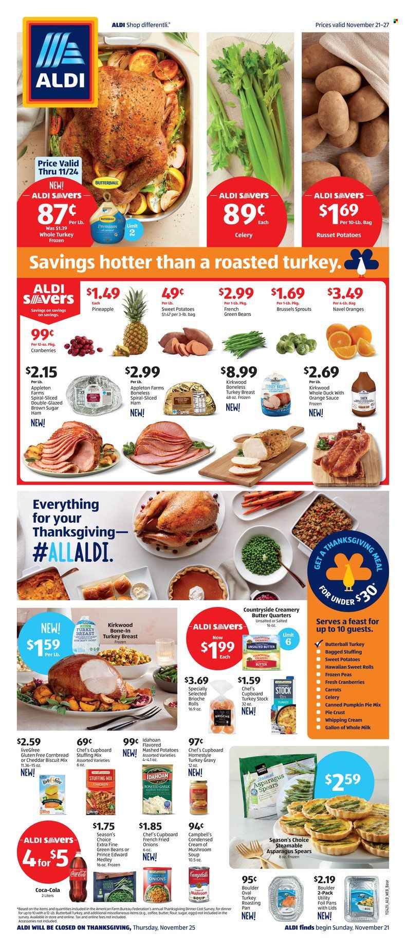ALDI ad - 11/21/2021 - 11/27/2021. Page 1