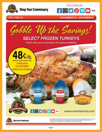 Commissary Flyer - 11/22/2021 - 12/05/2021.