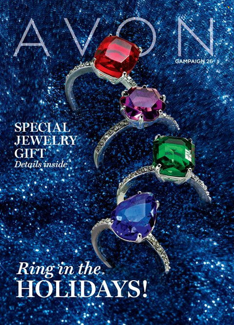 thumbnail - Avon Flyer - 11/23/2021 - 12/06/2021 - Sales products - Avon, jewelry. Page 1.
