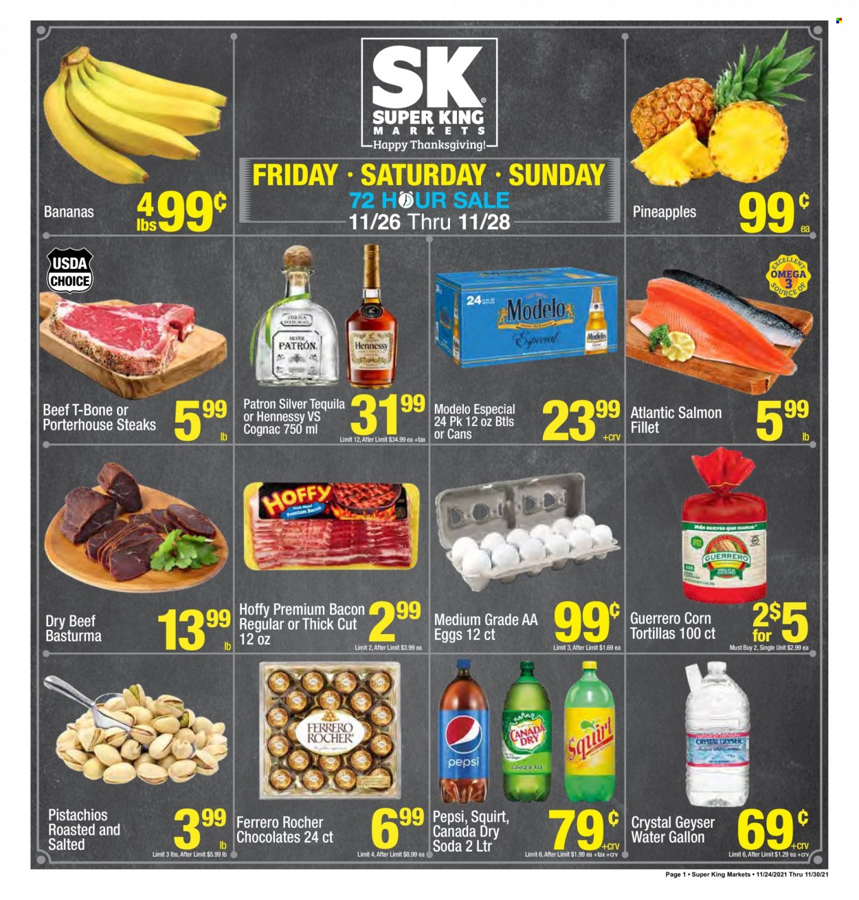 Super King Markets ad - 11/24/2021 - 11/30/2021. Page 1