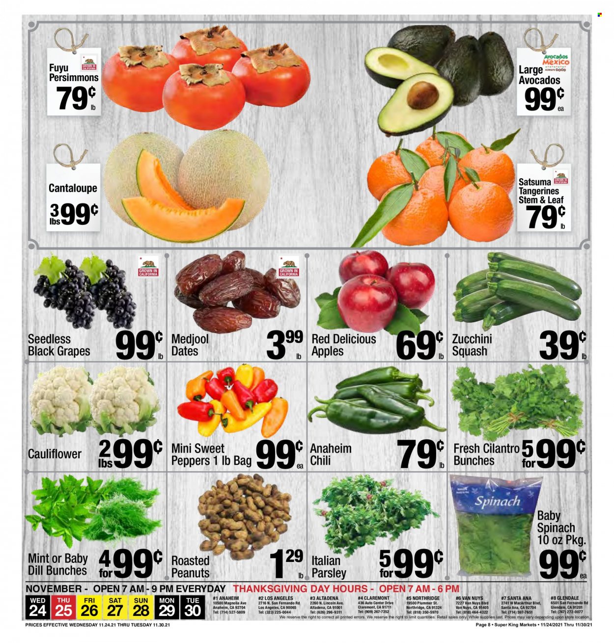 Super King Markets ad - 11/24/2021 - 11/30/2021. Page 8