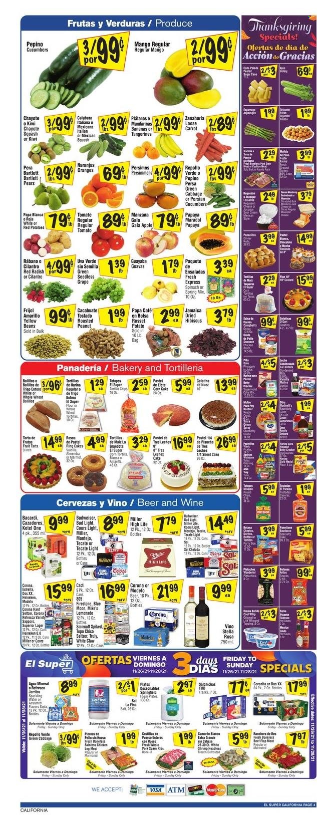 El Super ad - 11/24/2021 - 11/30/2021. Page 4