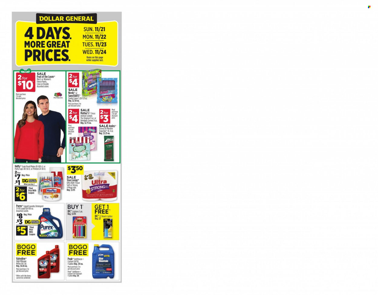 Dollar General ad - 11/21/2021 - 11/24/2021. Page 2