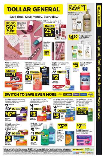 Dollar General Flyer - 11/21/2021 - 11/27/2021.
