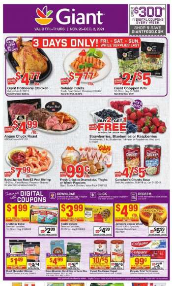 Giant Food Flyer - 11/26/2021 - 12/02/2021.