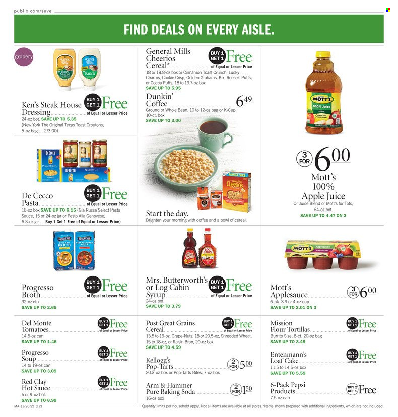 Publix ad - 11/26/2021 - 12/01/2021. Page 12