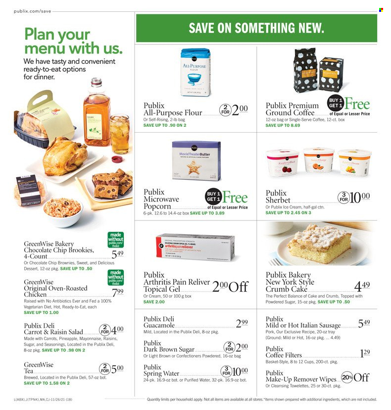 Publix ad - 11/26/2021 - 12/01/2021. Page 18