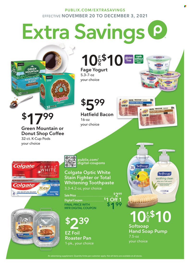 Publix ad - 11/20/2021 - 12/03/2021. Page 1