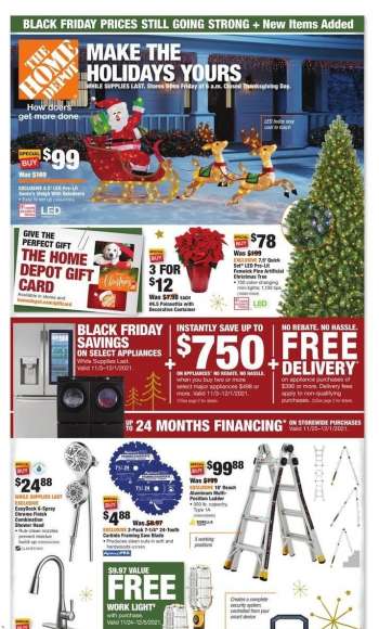 The Home Depot Flyer - 11/25/2021 - 12/01/2021.