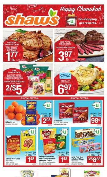Shaw’s Flyer - 11/26/2021 - 12/02/2021.