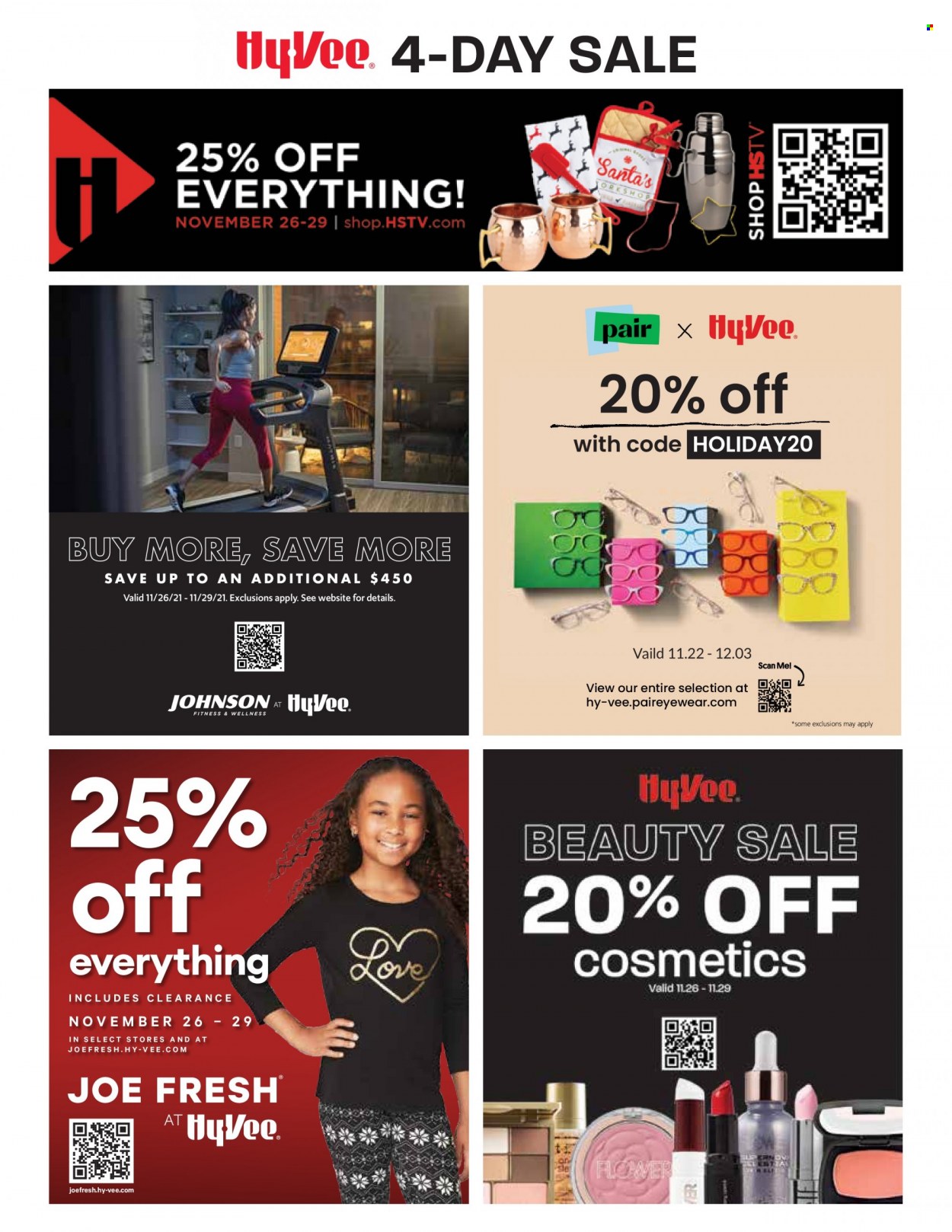 Hy-Vee ad - 11/26/2021 - 11/29/2021. Page 1
