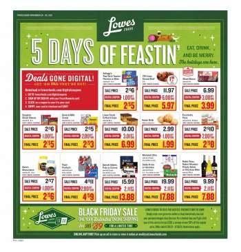 Lowes Foods Flyer - 11/26/2021 - 11/30/2021.