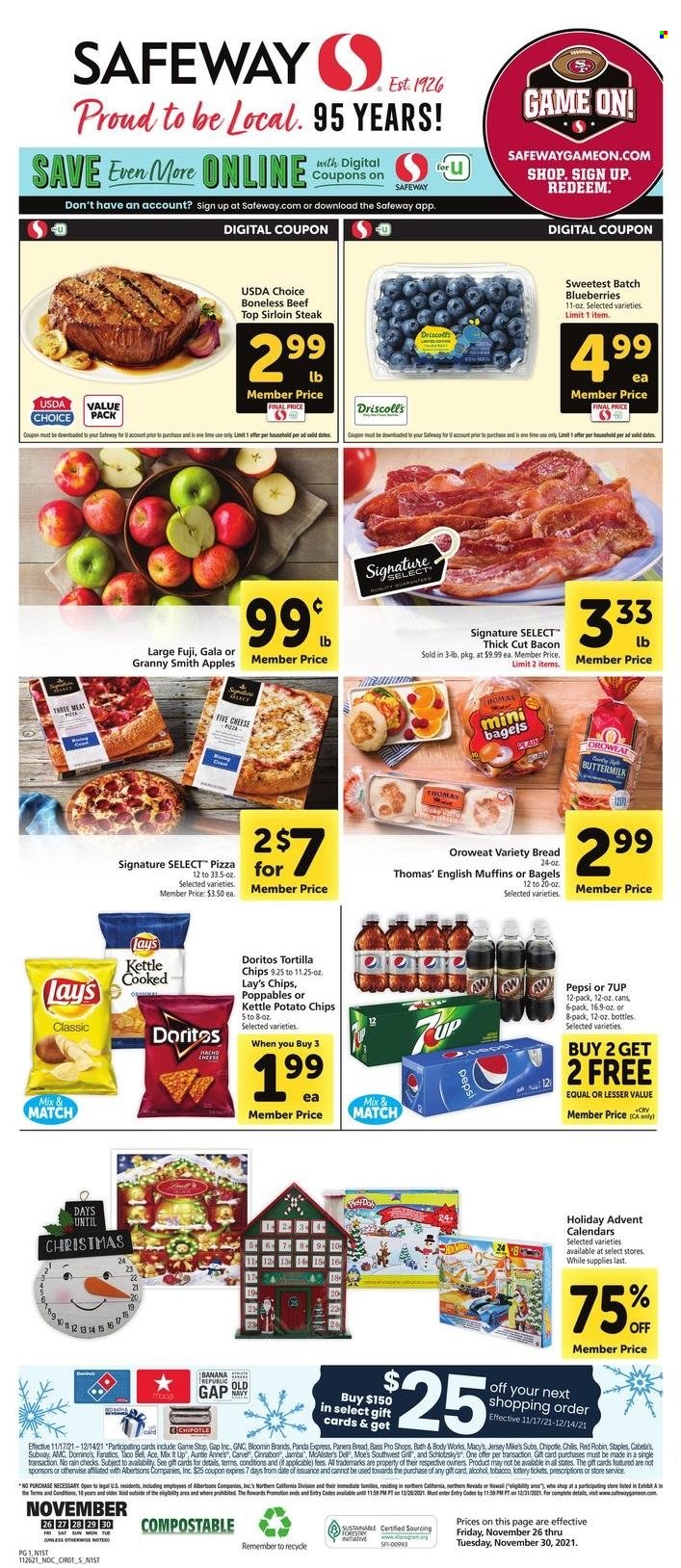 Safeway ad - 11/26/2021 - 11/30/2021. Page 1