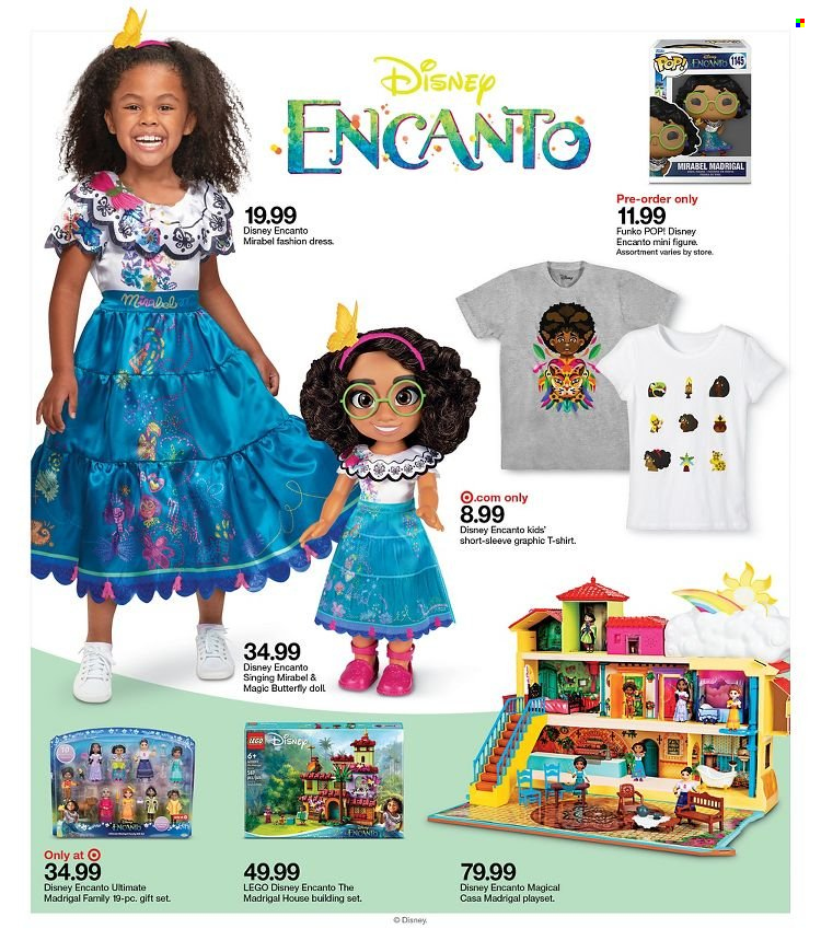 thumbnail - Target Flyer - 11/28/2021 - 12/04/2021 - Sales products - Disney, gift set, t-shirt, building set, doll, LEGO, play set, minifigure. Page 32.