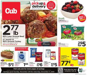 Cub Foods Flyer - 11/28/2021 - 12/04/2021.
