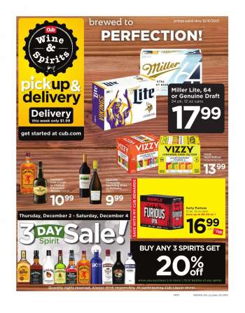 Cub Foods Flyer - 11/28/2021 - 12/04/2021.