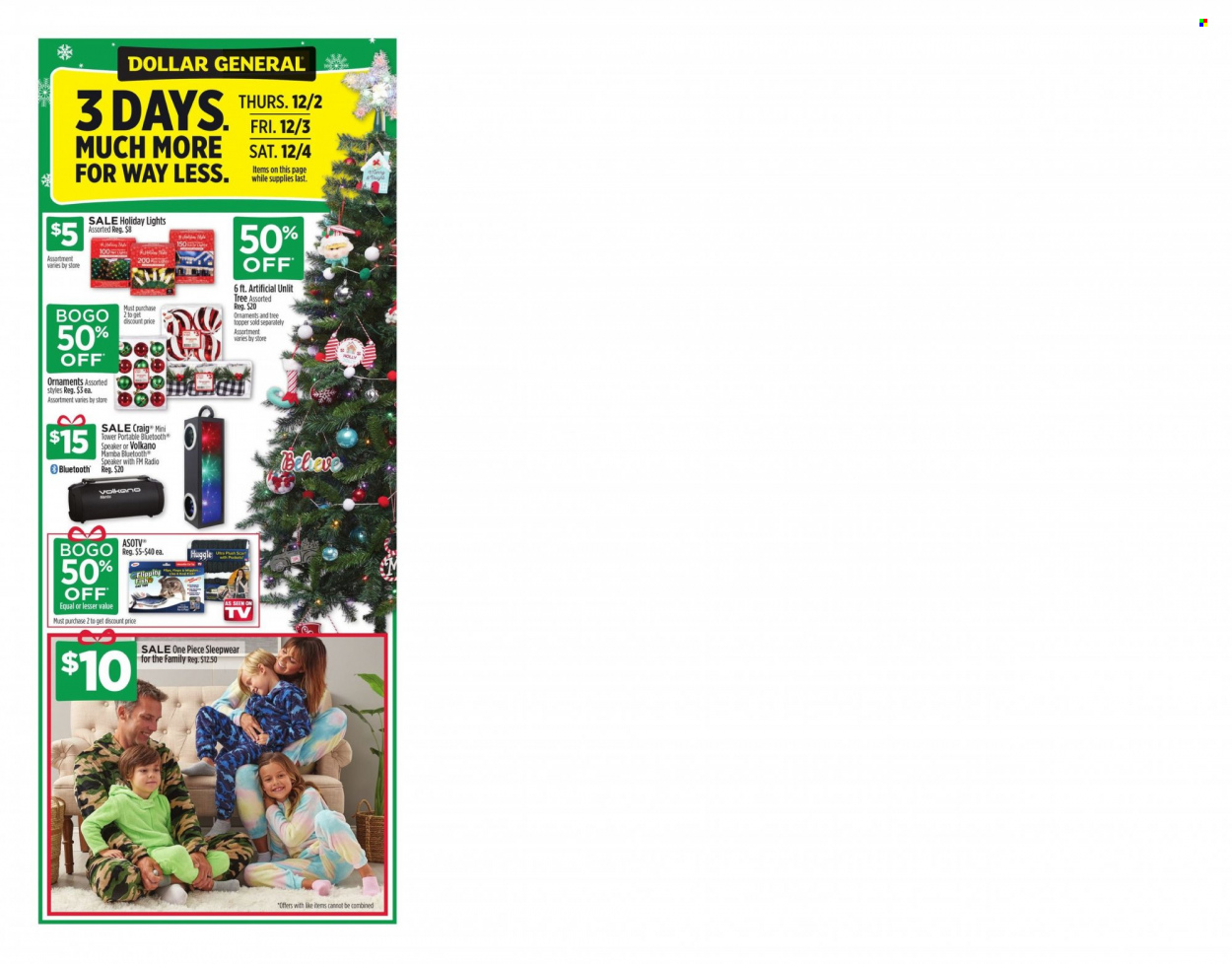 Dollar General ad - 11/28/2021 - 12/04/2021. Page 10