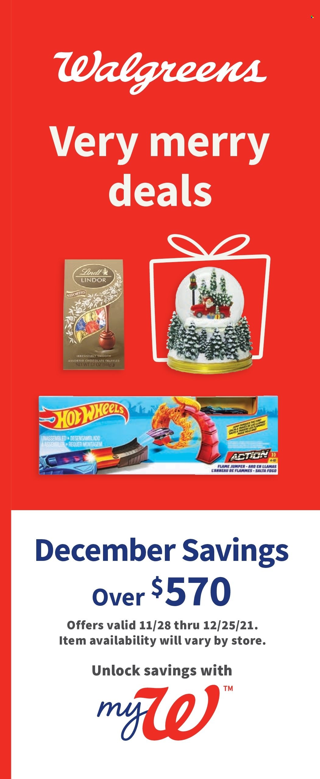 Walgreens ad - 11/28/2021 - 12/25/2021. Page 1