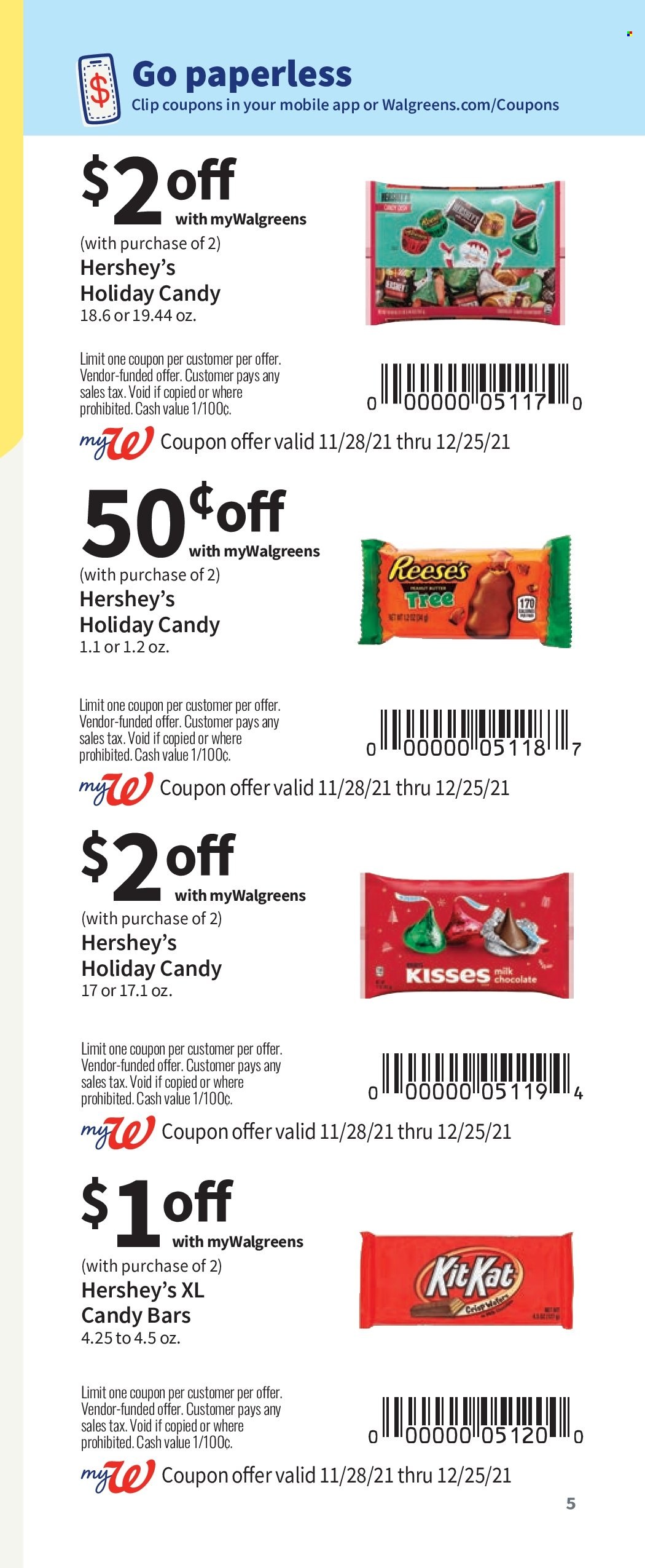 Walgreens ad - 11/28/2021 - 12/25/2021. Page 5