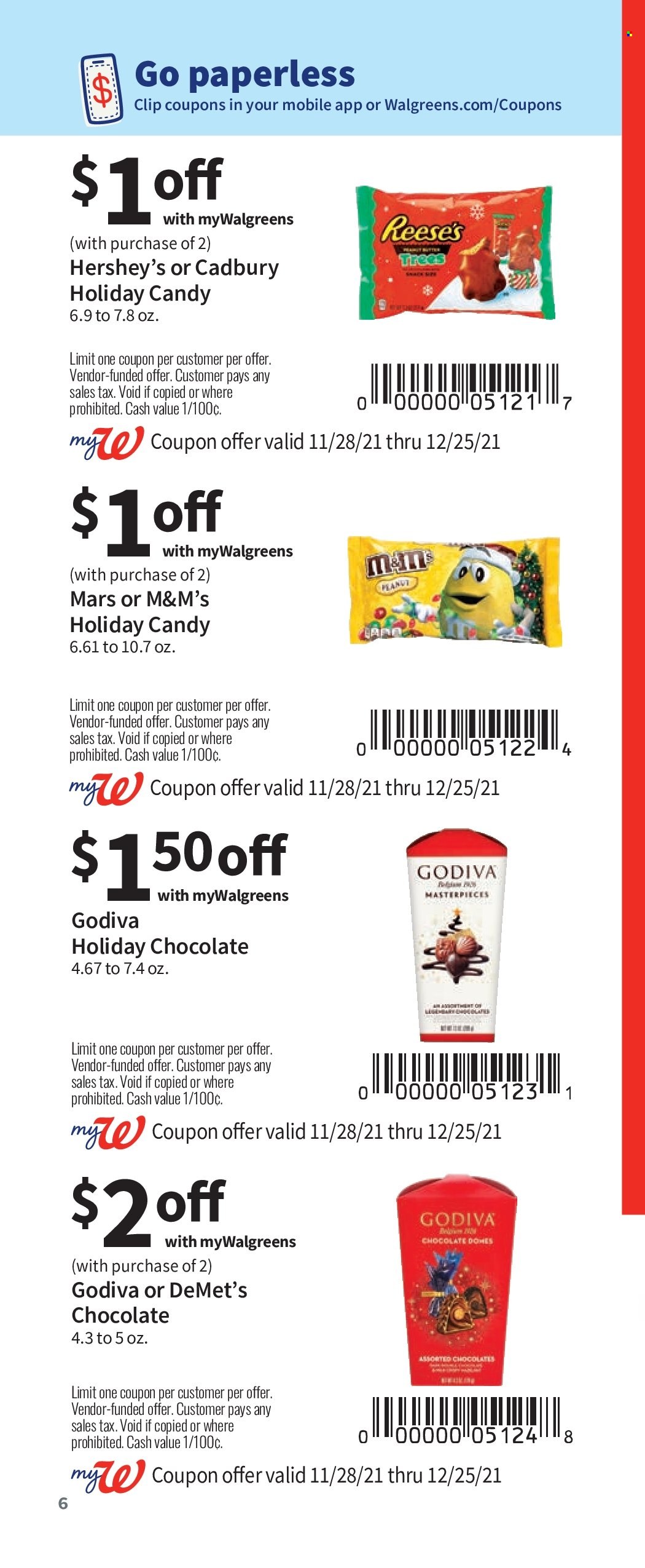 Walgreens ad - 11/28/2021 - 12/25/2021. Page 6