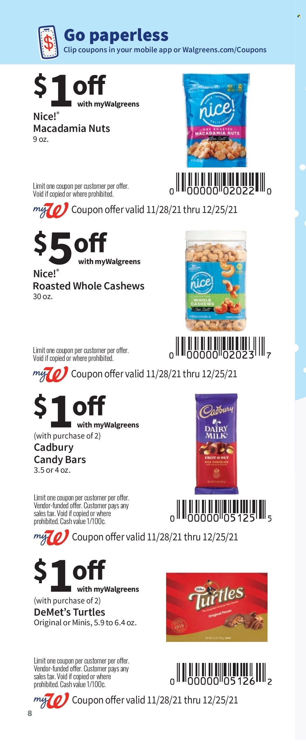 Walgreens ad - 11/28/2021 - 12/25/2021. Page 8