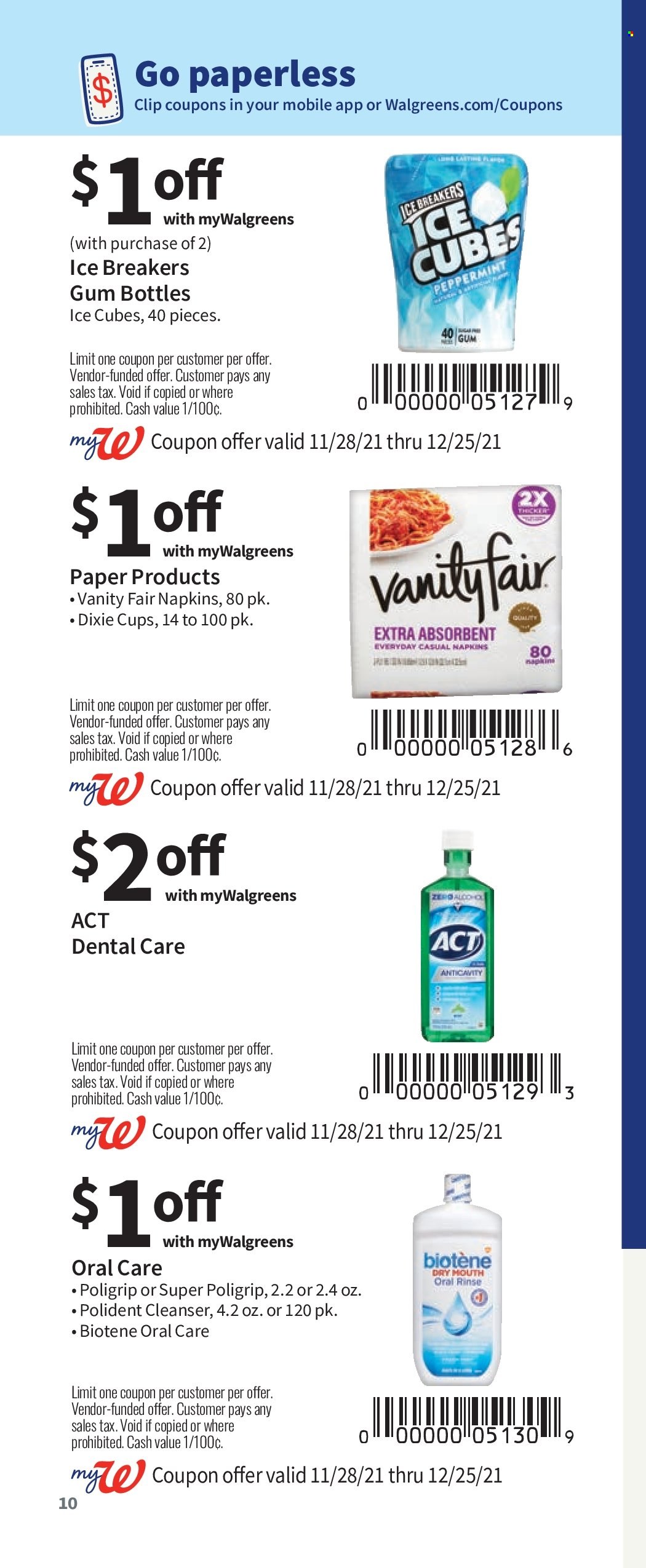 Walgreens ad - 11/28/2021 - 12/25/2021. Page 10