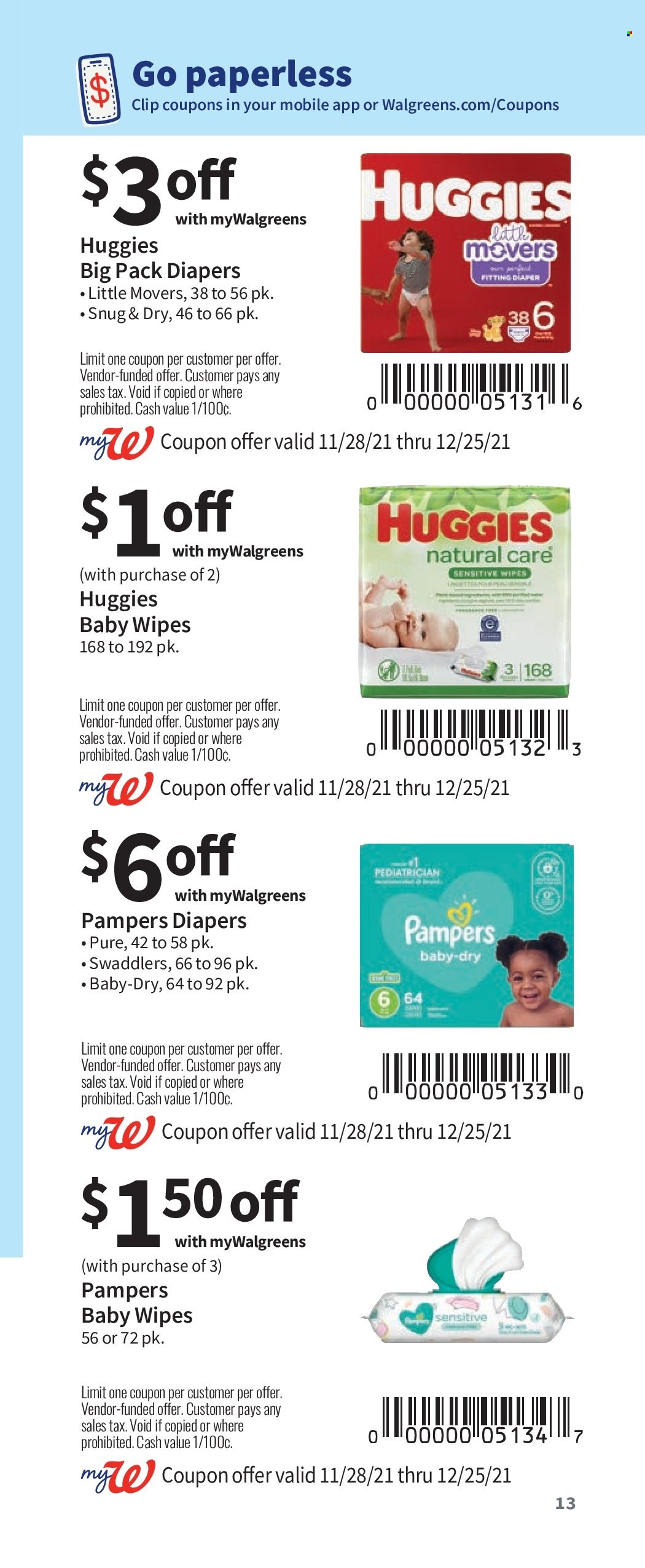 Walgreens ad - 11/28/2021 - 12/25/2021. Page 13