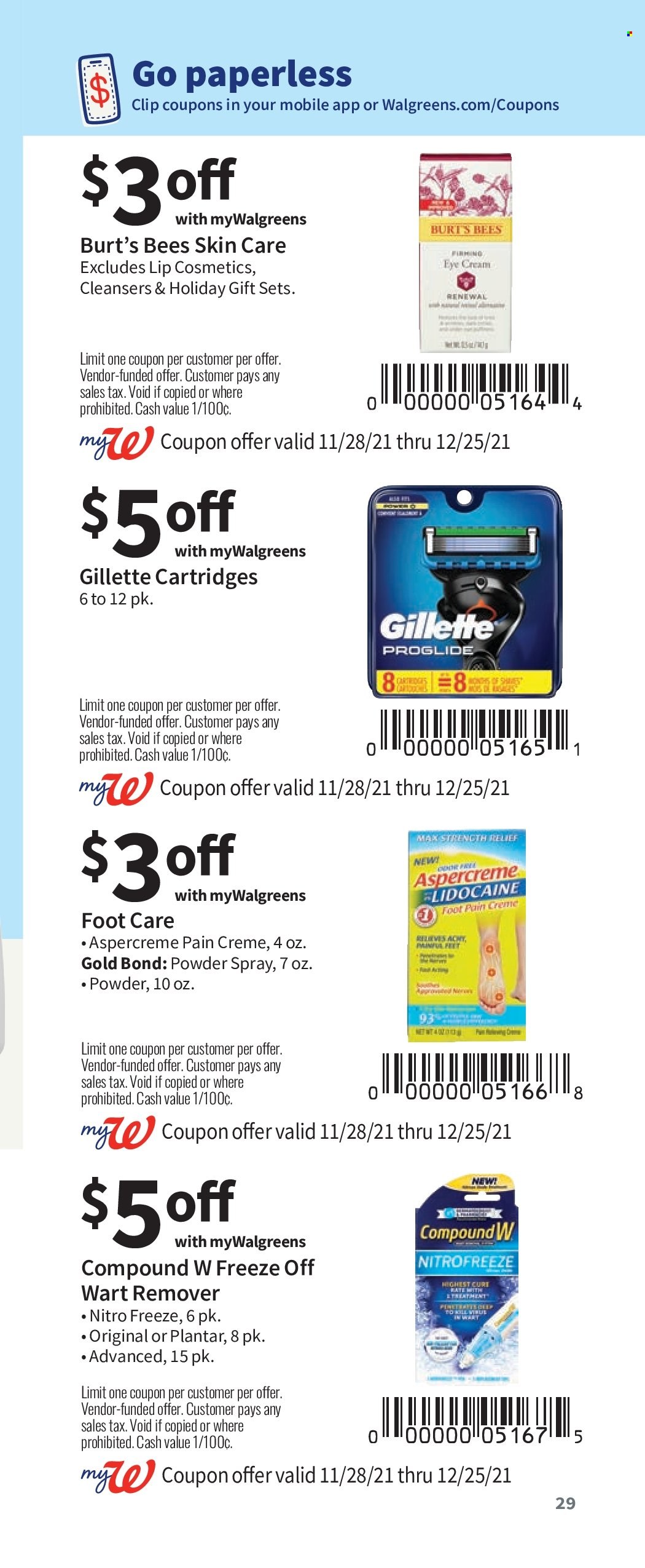 Walgreens ad - 11/28/2021 - 12/25/2021. Page 29