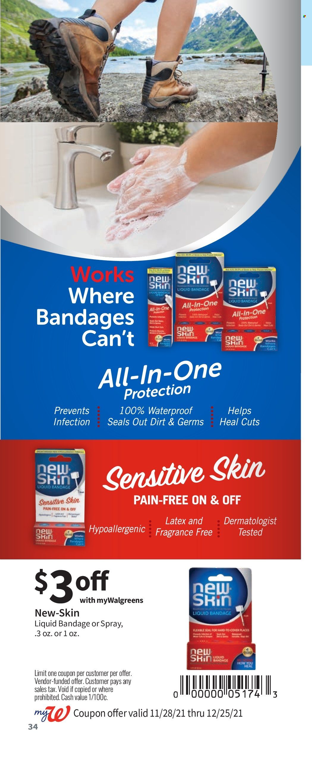 Walgreens ad - 11/28/2021 - 12/25/2021. Page 34