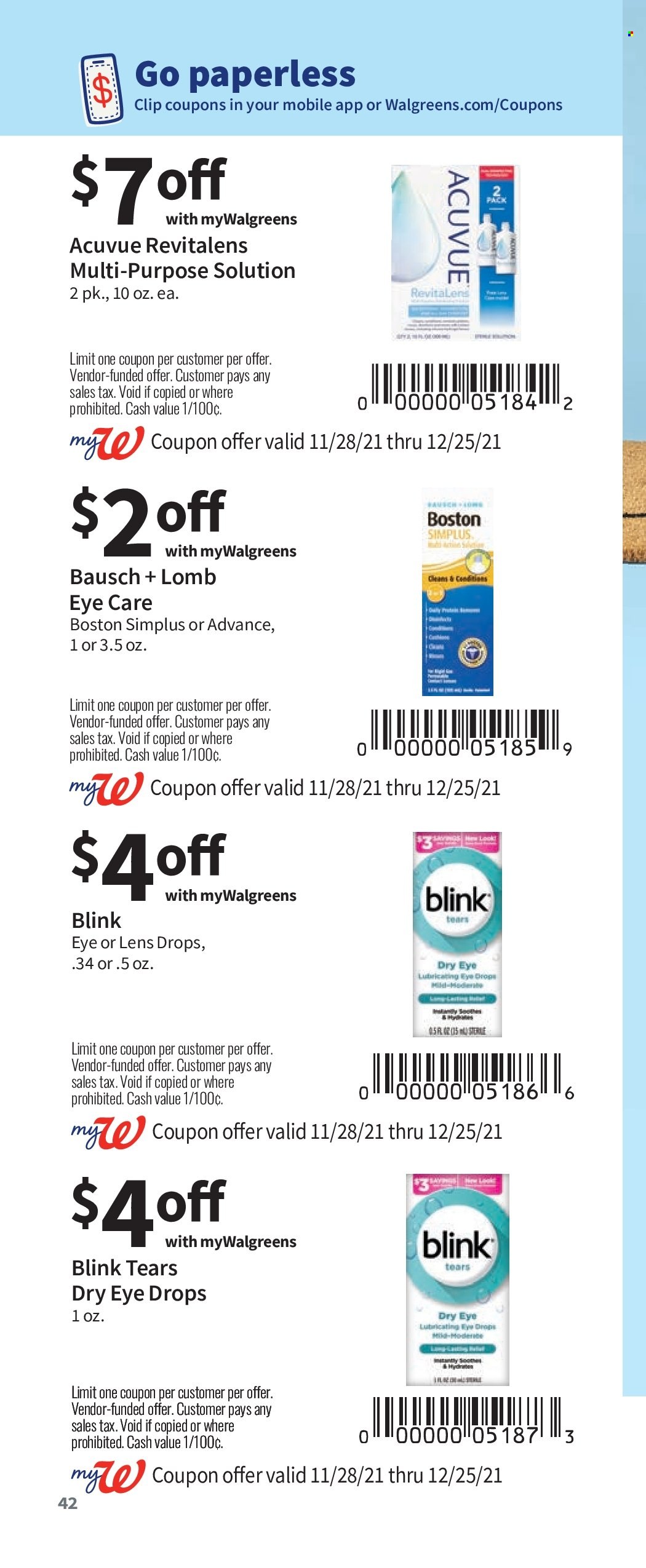 Walgreens ad - 11/28/2021 - 12/25/2021. Page 42