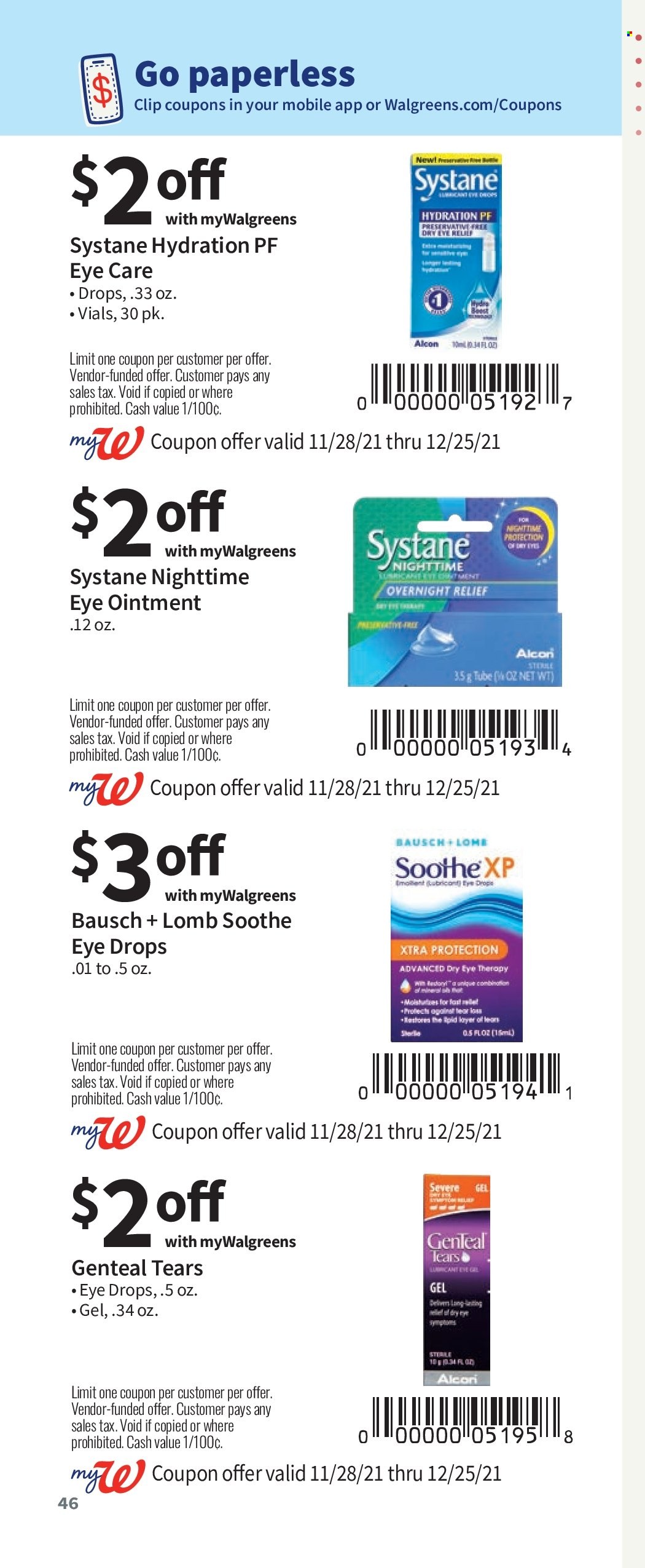 Walgreens ad - 11/28/2021 - 12/25/2021. Page 46