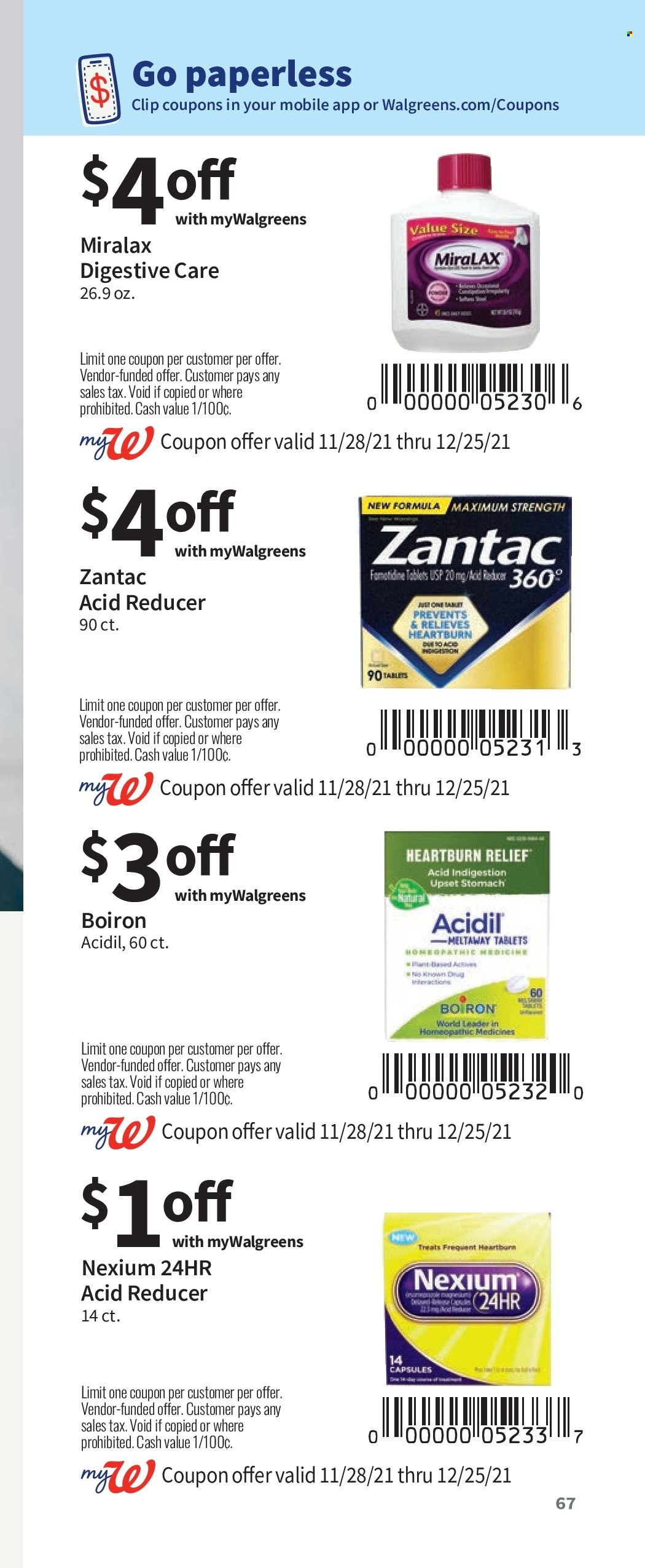 Walgreens ad - 11/28/2021 - 12/25/2021. Page 67