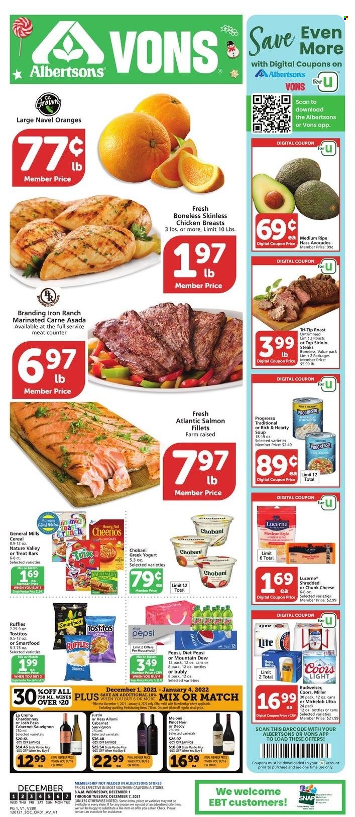 Albertsons ad - 12/01/2021 - 12/07/2021. Page 1
