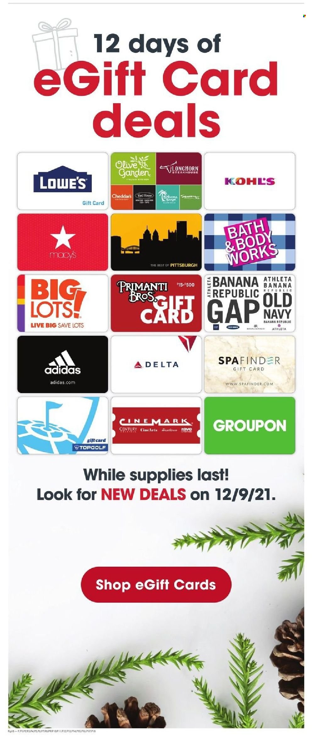Giant Eagle ad - 12/02/2021 - 12/08/2021. Page 16